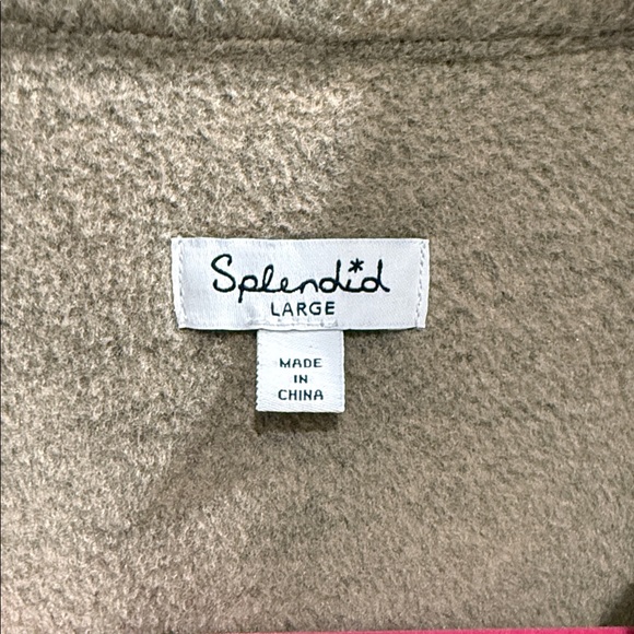 Splendid Women’s Singrid Double-Breasted Wool Blend Brown Pea Coat Jacket - L - Picture 2 of 10